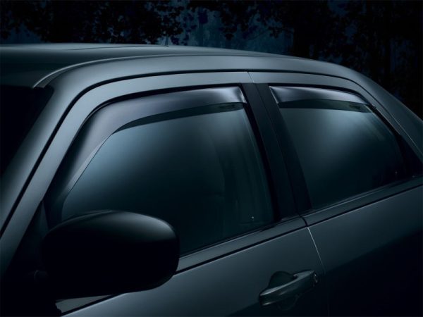 WeatherTech 12+ Honda Civic Front and Rear Side Window Deflectors - Dark Smoke on Sale - Image 4